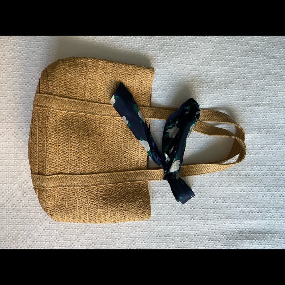 Draper James straw bag